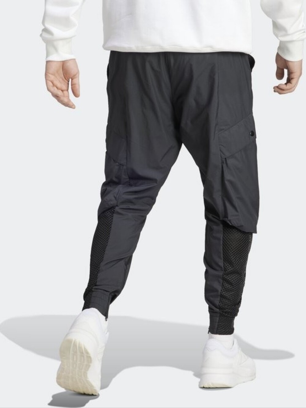 adidas City Escape Cargo Track Pants Black Mesh Techwear Joggers Mens Size XS - Picture 3 of 12
